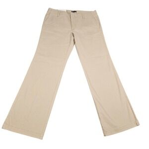 Gap Women's 10 Stretch Khaki Trouser Ankle Pants Tan Career Casual NWT